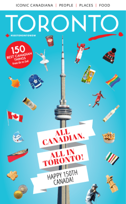 all canadian, all in toronto!