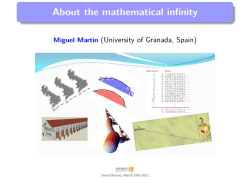 About the mathematical infinity
