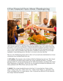6 Fun Financial Facts About Thanksgiving
