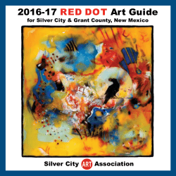 2016-17 RED DOT Art Guide - Silver City Art Association