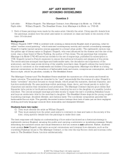 ap art history 2007 scoring guidelines - AP Central