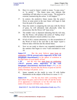 36. Here it is used in James`s simile to mean, “to pass away,” or “to