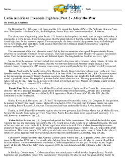 Latin American Freedom Fighters, Part 2