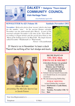 November - Dalkey Community Council