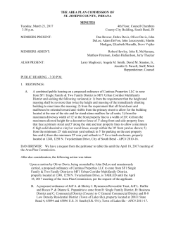 Minutes - St. Joseph County, IN