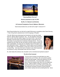 Dancing Before The Lord - Covenant Presbyterian Church