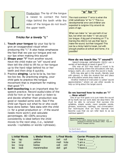 "L" Elicit Techniques copy - Heard In Speech
