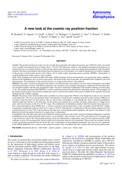 A new look at the cosmic ray positron fraction