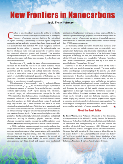 New Frontiers in Nanocarbons - The Electrochemical Society