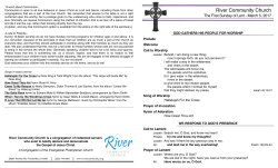 2017-3-5 Worship Guide-Lent 1