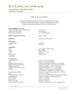 Costs - EarthCare Landscaping