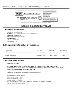 barium chloride dihydrate