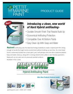 Color Card - Pettit Marine Paint