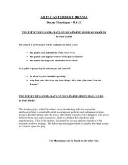 arts canterbury drama - Livingston Public Schools