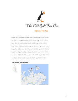 directions - The Old Salt Box Co.
