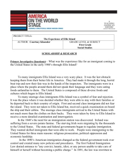 Primary Investigative Question(s) – What was the experience like for