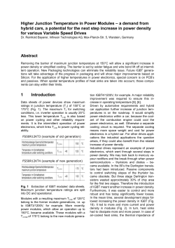 Higher Junction Temperature in Power Modules