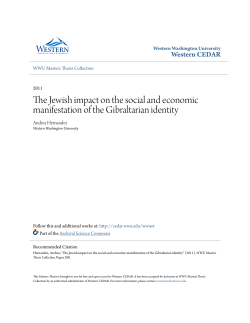 The Jewish impact on the social and economic