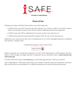 Terms of Use - Merrillville Community School