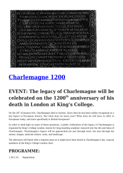 Charlemagne 1200 - Medieval Histories