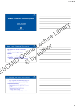 ESCMID Online Lecture Library &copy; by author