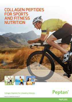 collagen peptides for sports and fitness nutrition