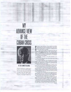 MI ADVANCE VIEW OF THE CUBAN COS 3 Esiaicia&bdquo; you`ve got to