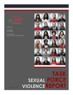 Sexual Violence Task Force Report