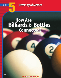 How Are Billiards Bottles