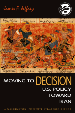 James F. Jeffrey - The Washington Institute for Near East Policy