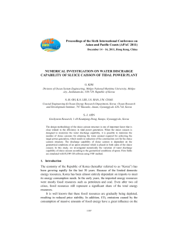 numerical investigation on water discharge capability of sluice