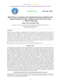 Hand-Drawn Annotation and Underline Detection and Removal in