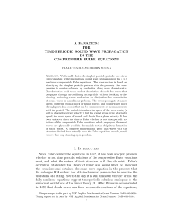 A PARADIGM FOR TIME-PERIODIC SOUND WAVE PROPAGATION