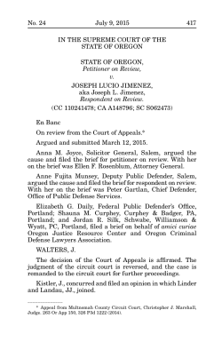 No. 24 July 9, 2015 417 IN THE SUPREME COURT OF THE STATE