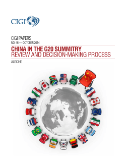 china in the g20 summitry review and decision