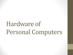 Hardware of Personal Computers