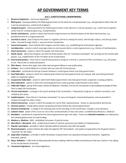 APUSGovernmentVocabularyorganizedbyunit