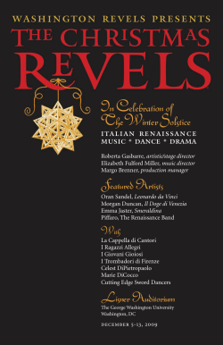 2009: Leonardo`s Workshop (Italian Renaissance)