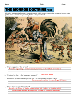 Monroe Doctrine Political Cartoon Key