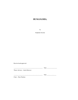 human(oid) - Steph Sassine
