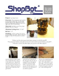 pdf - ShopBot Tools