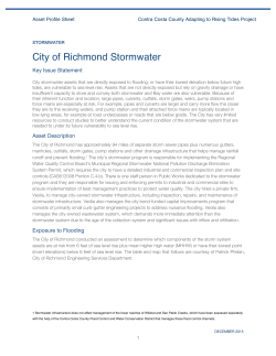 City of Richmond Stormwater