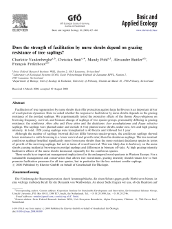 Does the strength of facilitation by nurse shrubs depend on grazing