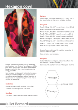 Hexagon cowl.indd - Black Sheep Wools