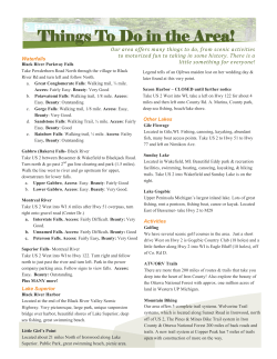 Things To Do in the Area! - Big Powderhorn Lodging Association