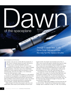 of the spaceplane