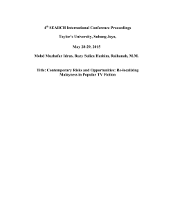 Contemporary Risks and Opportunities_Muzhafar_17062015