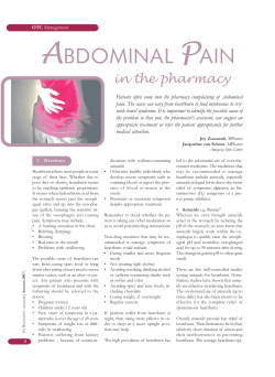 abdominal pain - South African Pharmacist`s Assistant