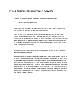 Prelab Assignment Experiment 4 Answers