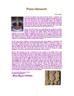 April 2003 - Saint Andrew`s Guild